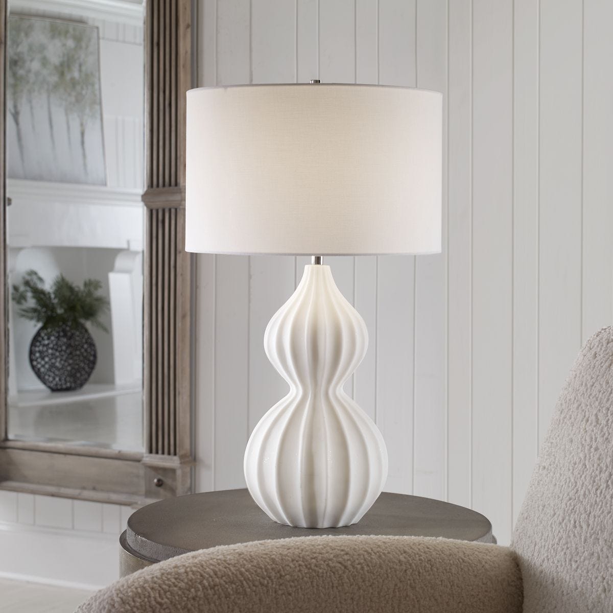 Antoinette White Table Lamp