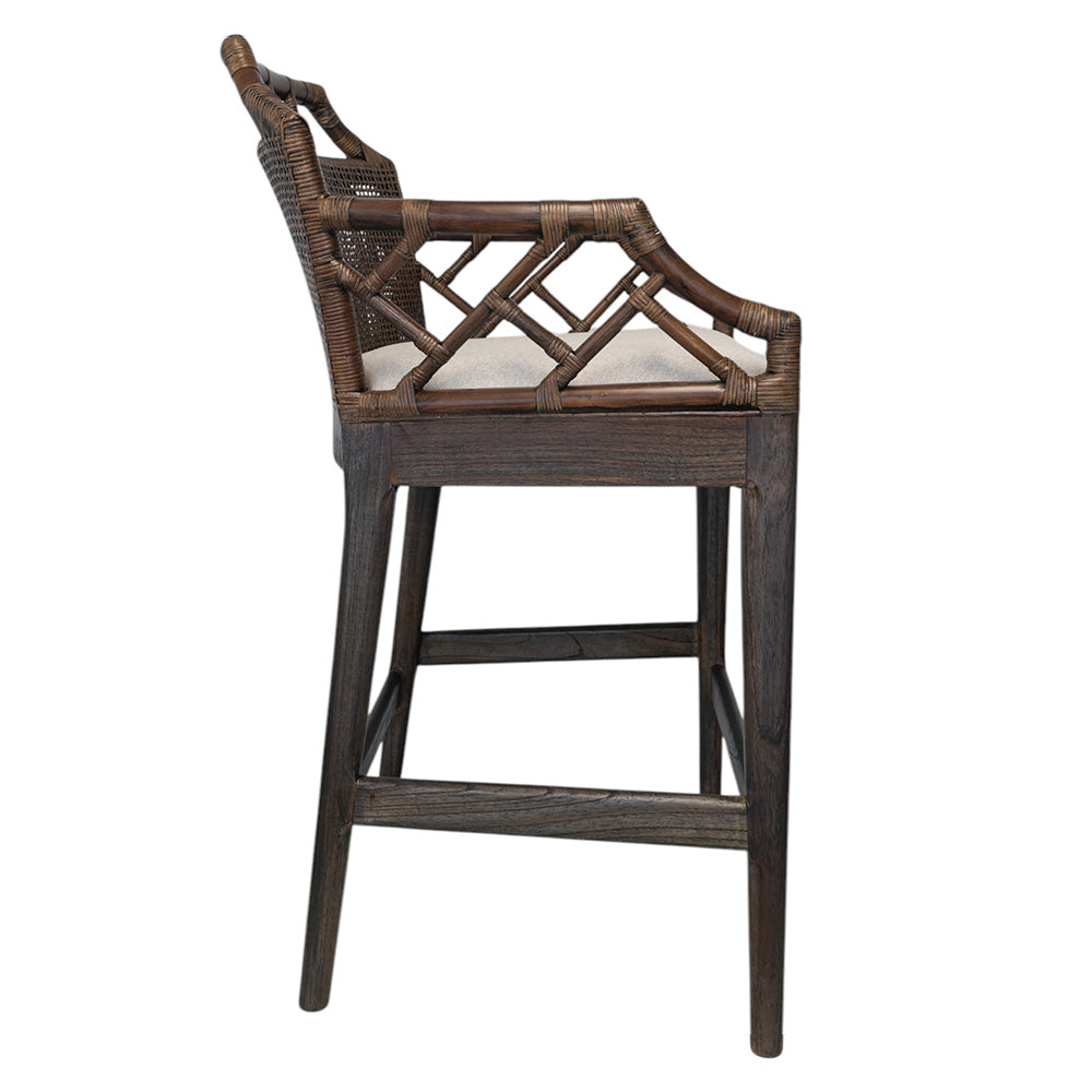 Bahamas Rattan Bar Stool