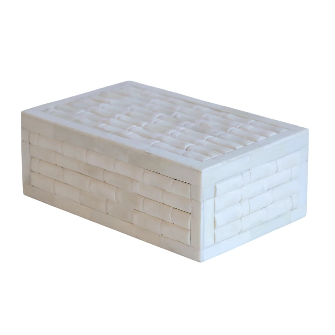 Bamboo Pattern Bone Box