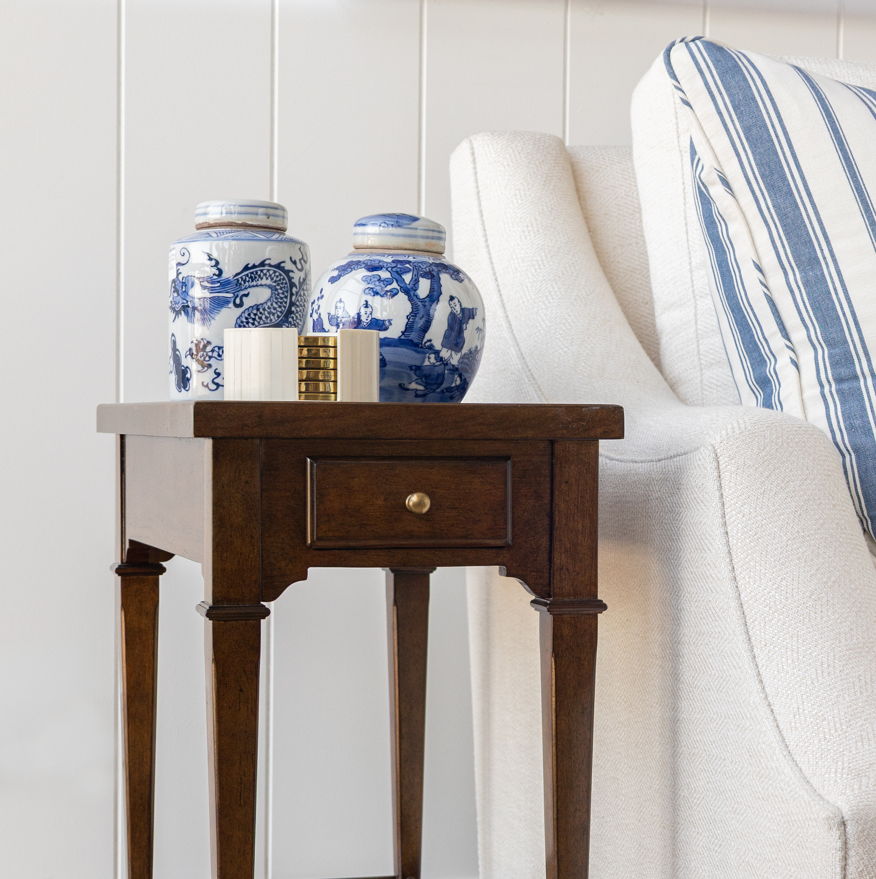 Blue And White Dragon Tea Jar XS