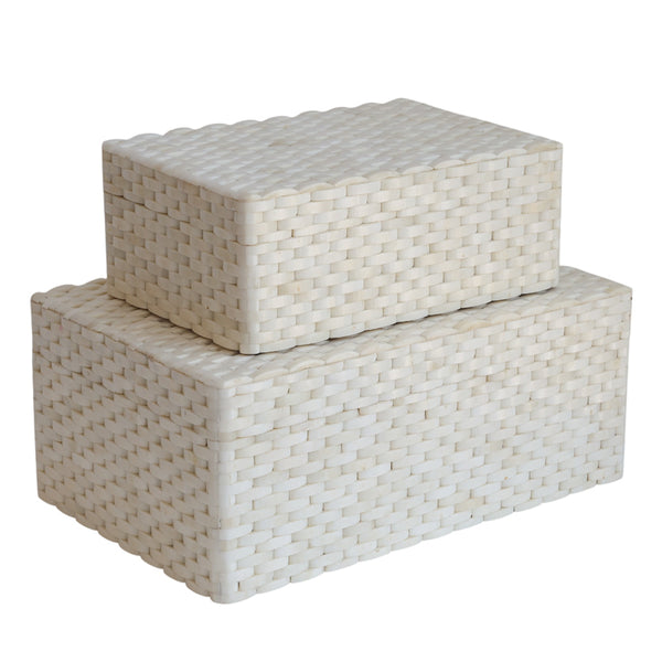 Bone Woven Box