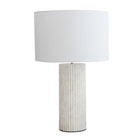 Carved Bone Bamboo Lamp Base
