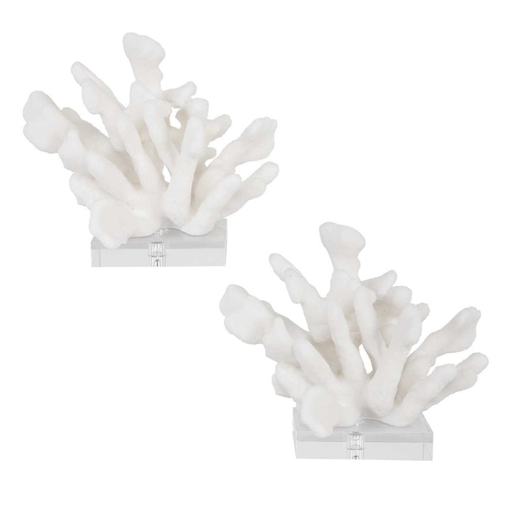 Coral Bookends