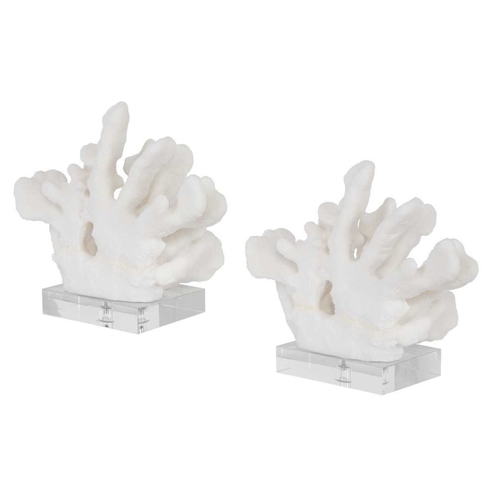 Coral Bookends
