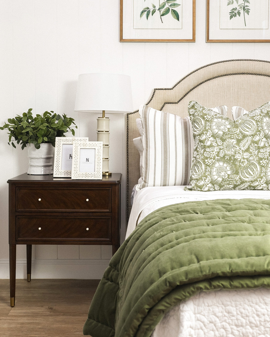 Eliza Bedhead Pumice with Antique Bronze Studs