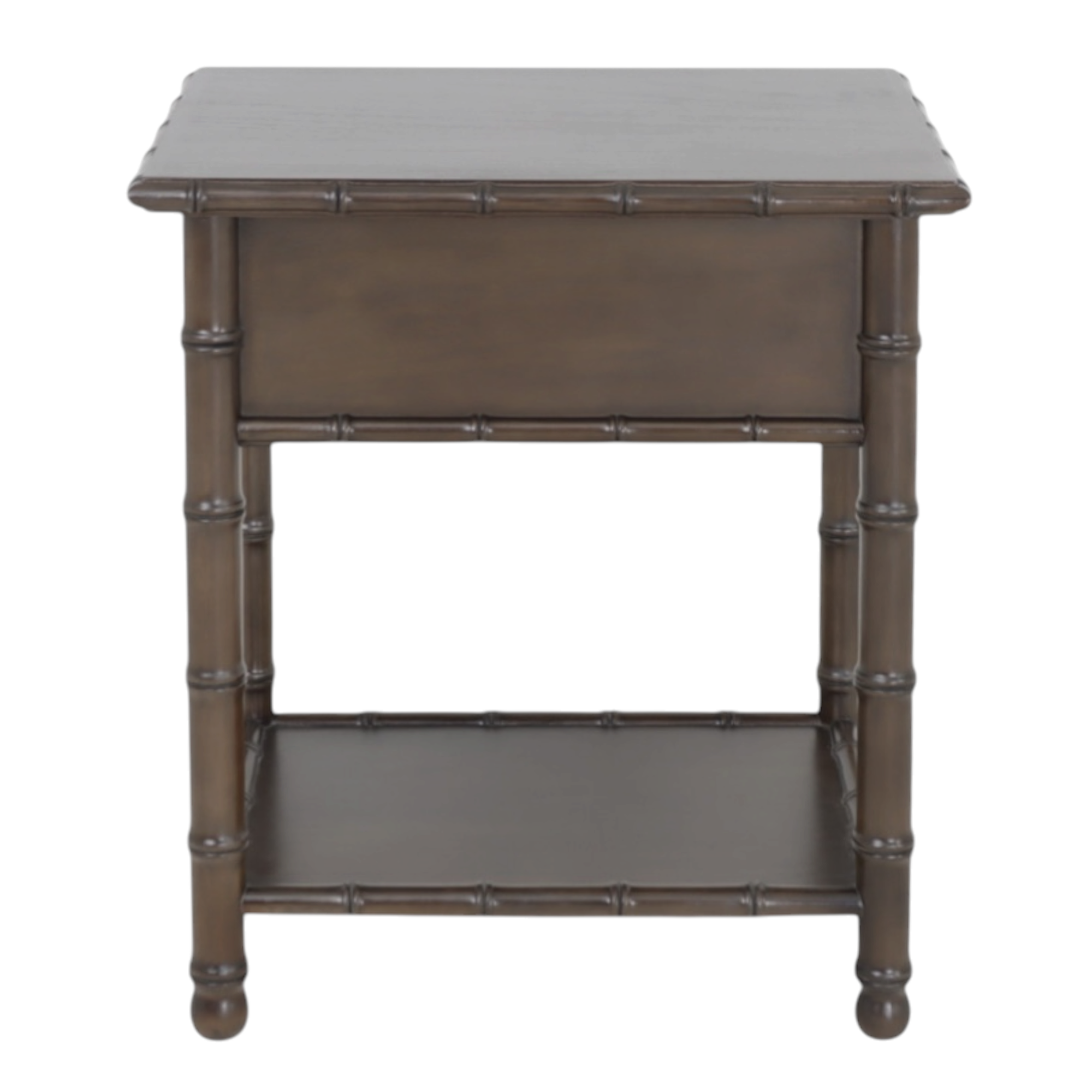 Faux Bamboo 1 Drawer Bedside