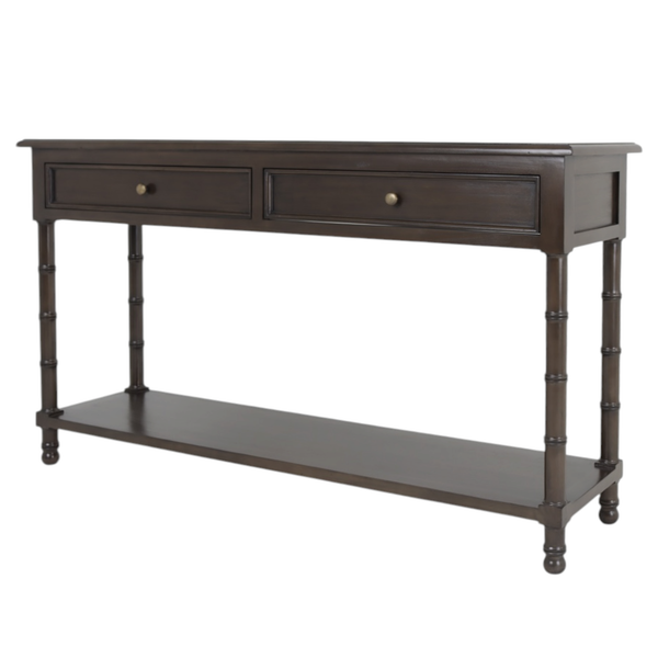 Faux Bamboo Console