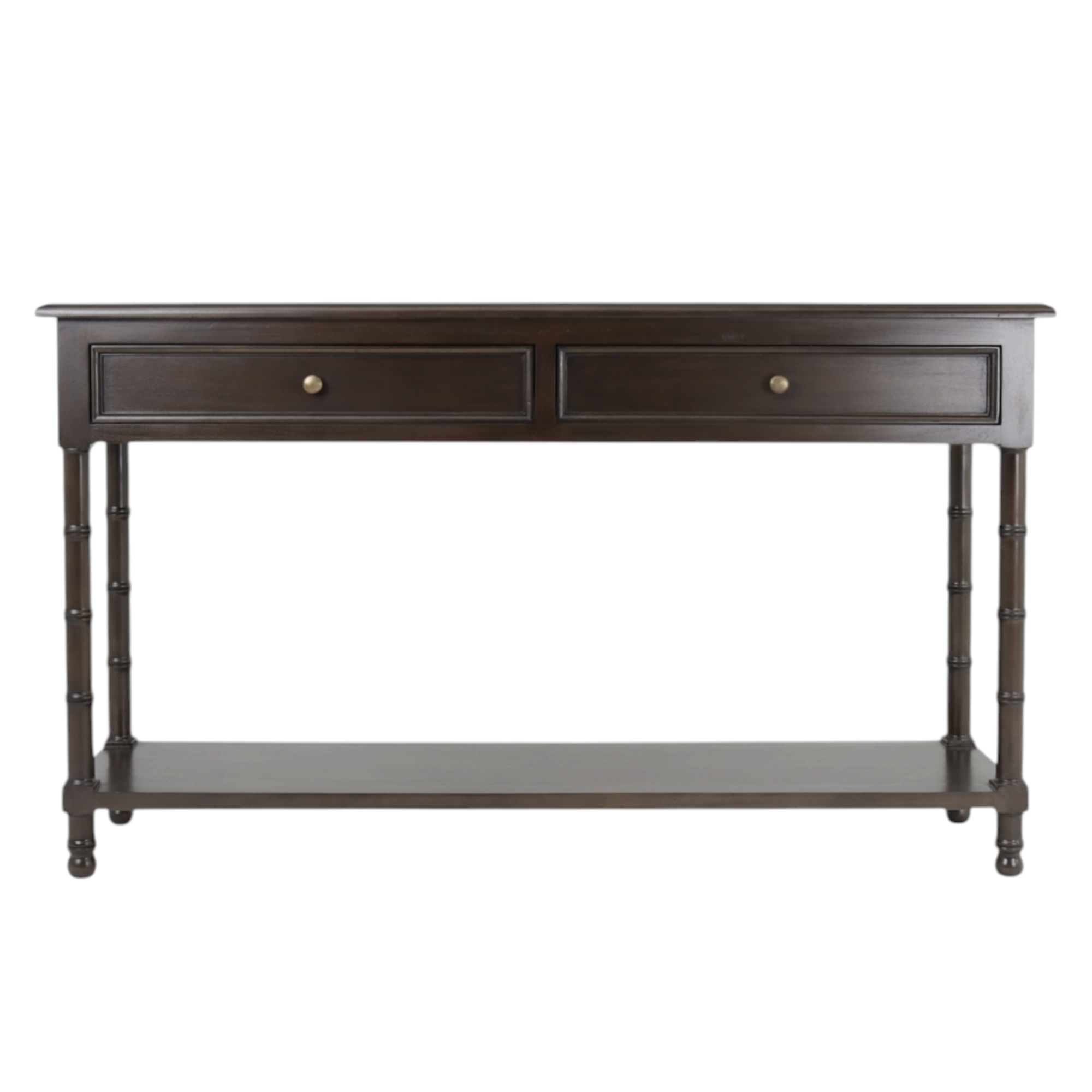 Faux Bamboo Console