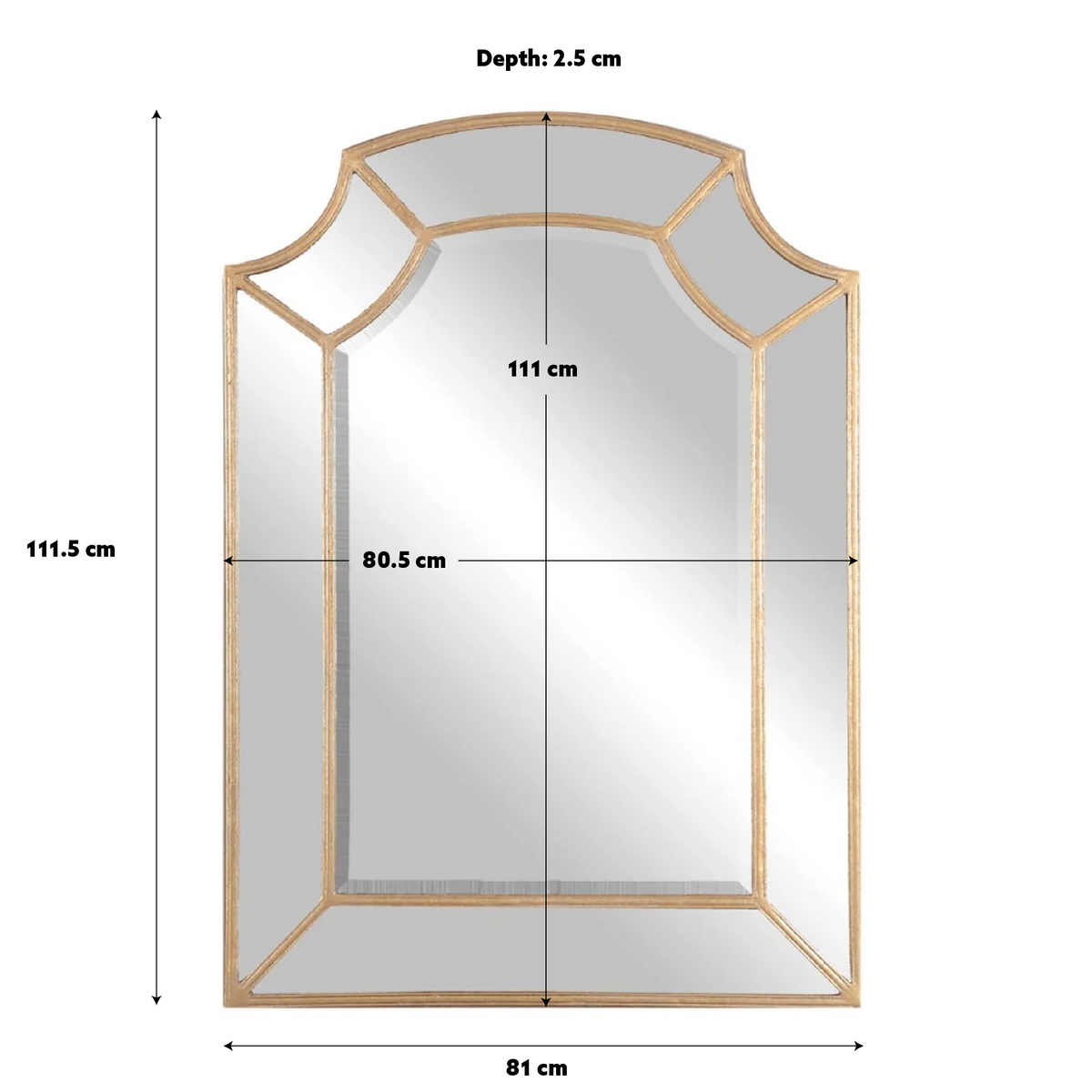 Francoli Arch Mirror