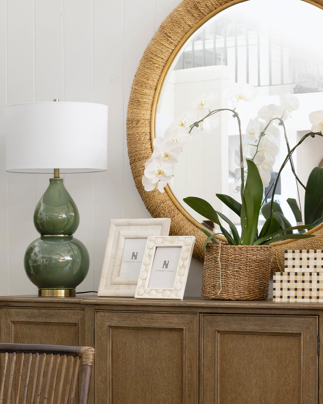 Green Gourd Table Lamp