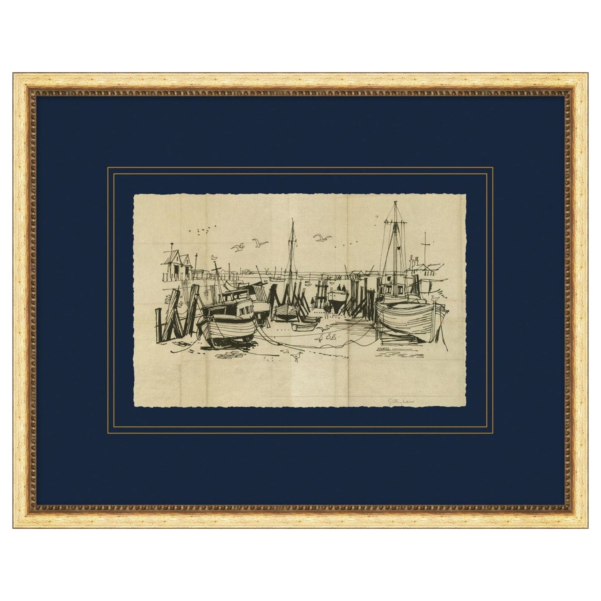 Harbour Boat Sketch 1