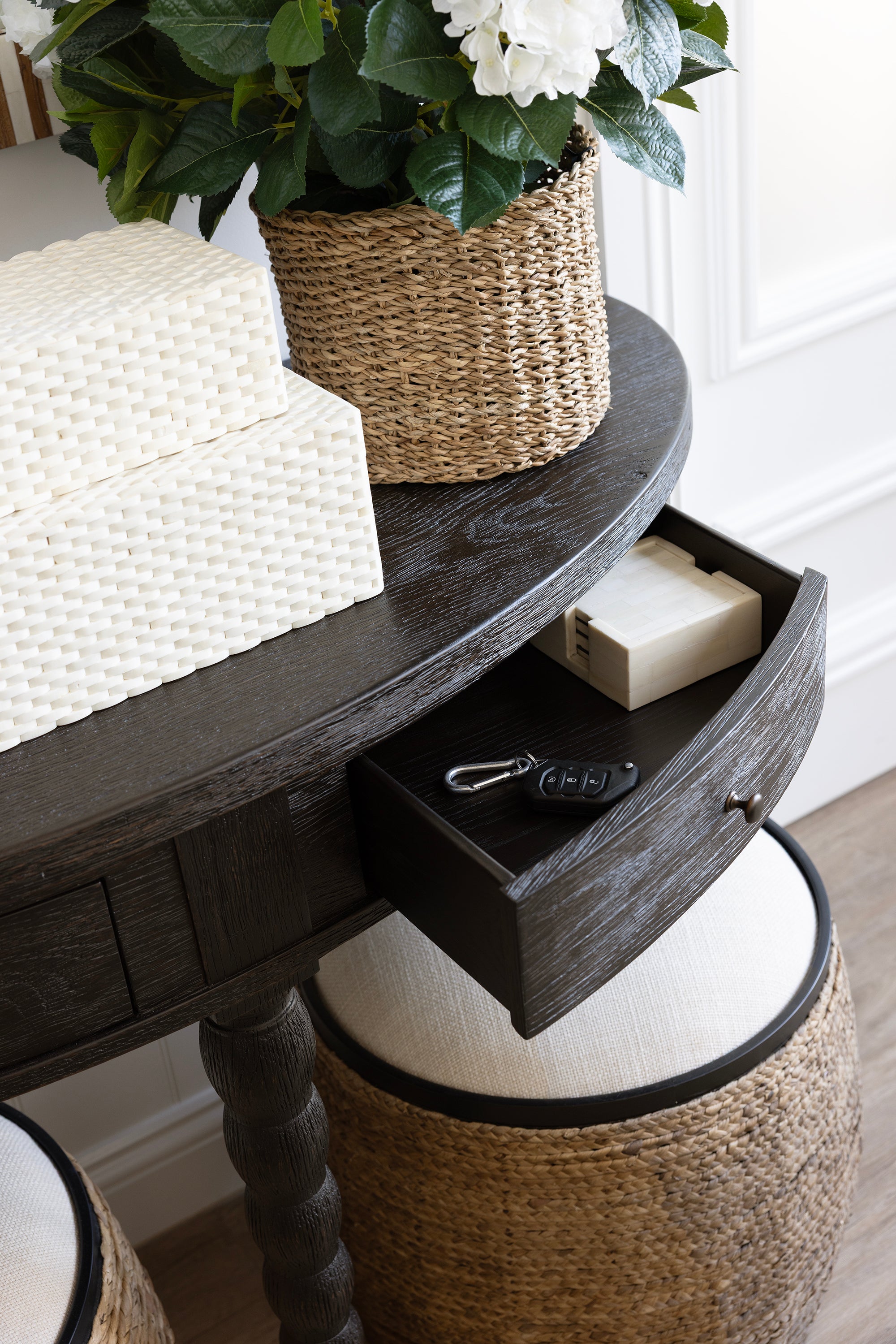 Martha Demilune Table