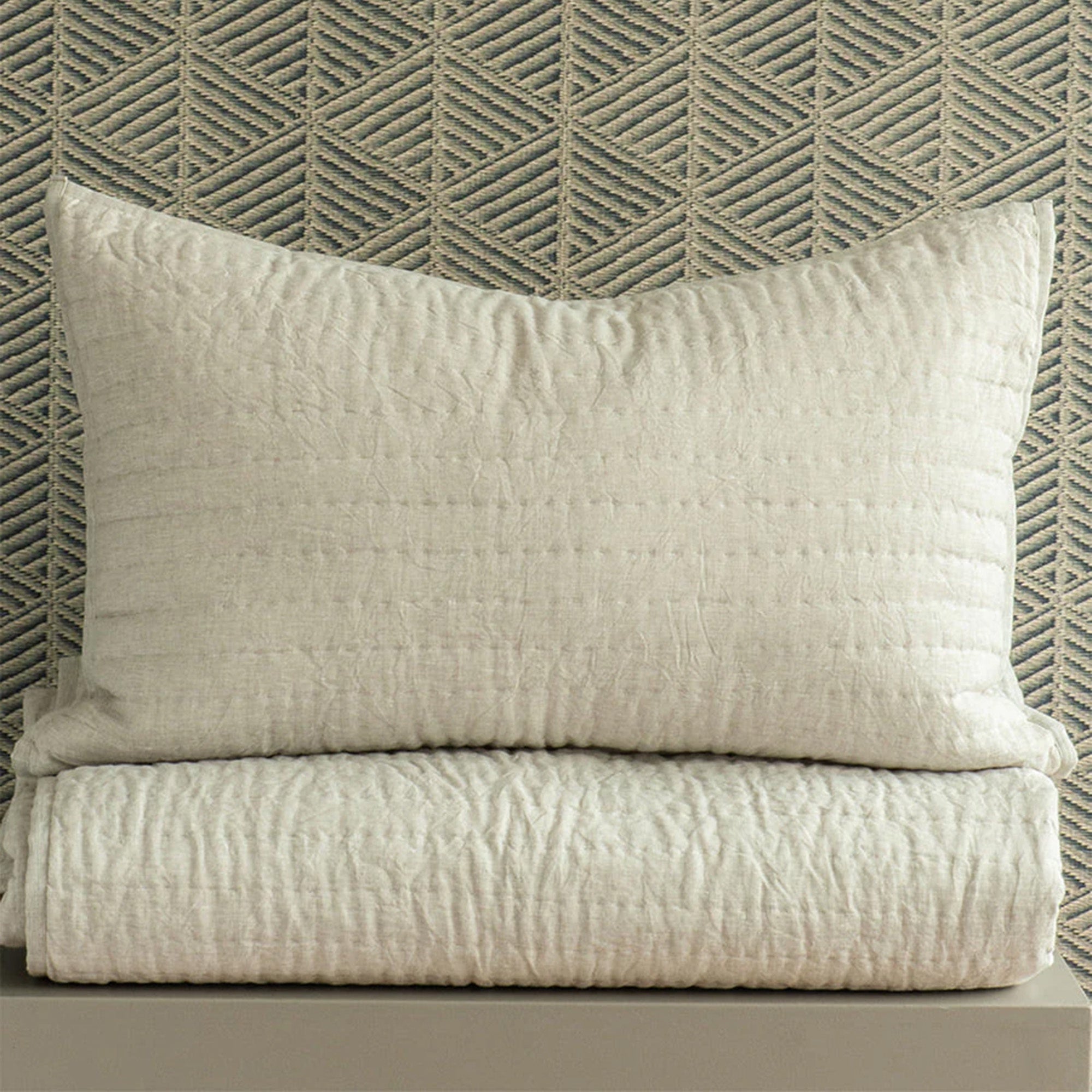 Misaka Oatmeal Bedding Set Q