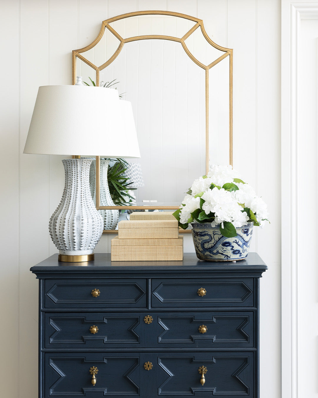 Navy Bordeaux Chest of Drawers