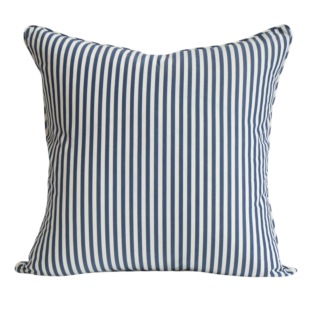 Navy Harrington Stripe Cushion
