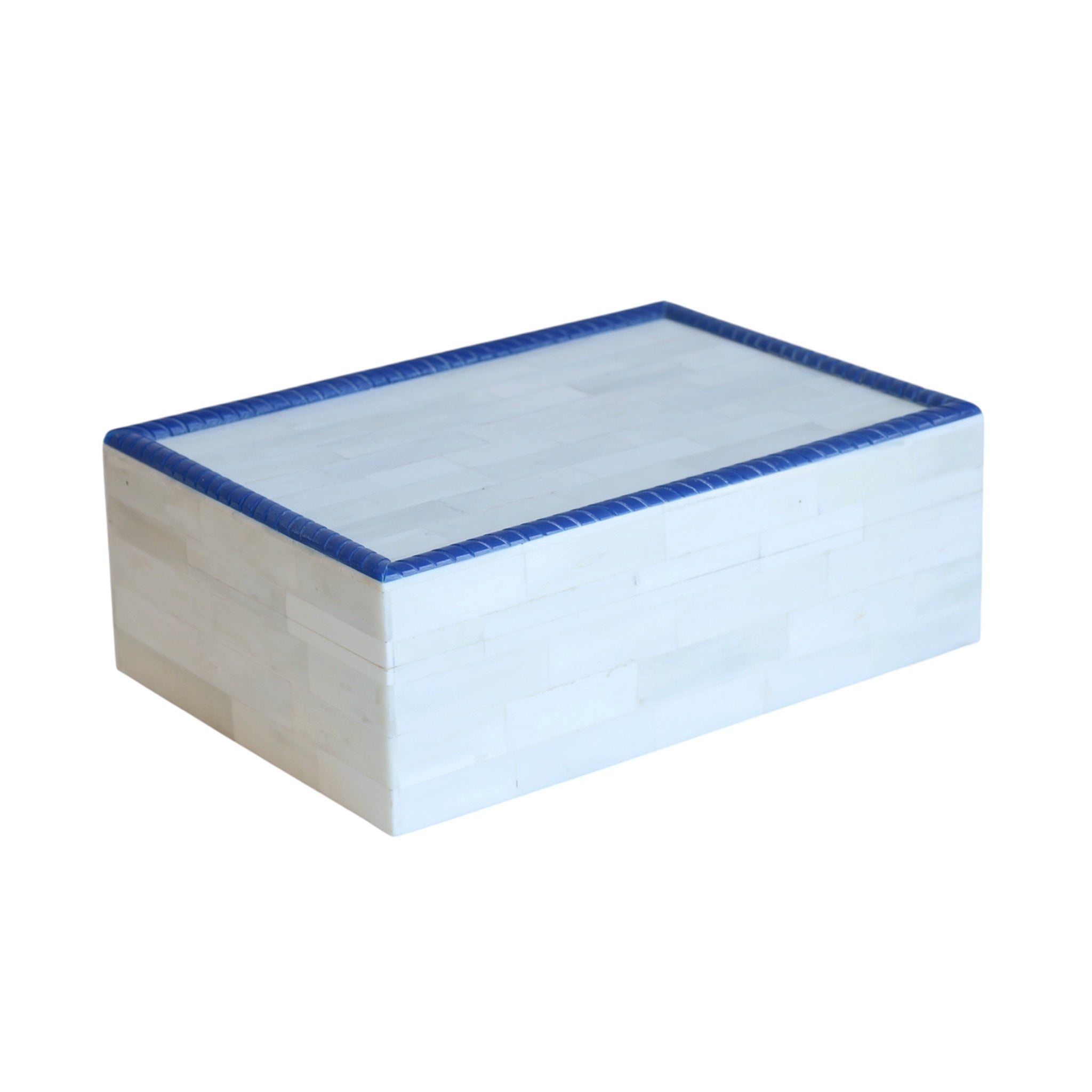 Navy Twisted Bone Box