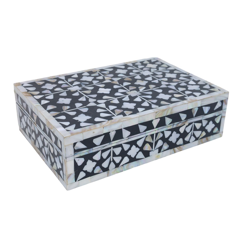 Navy and MOP Box Drop Pattern SML