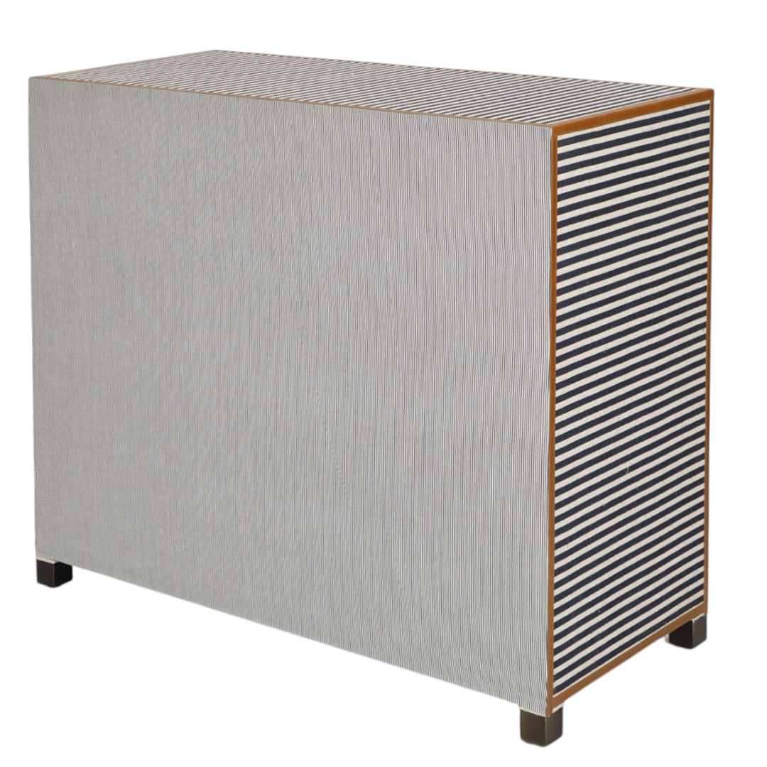 Oliver Navy Stripe Chest of Drawers