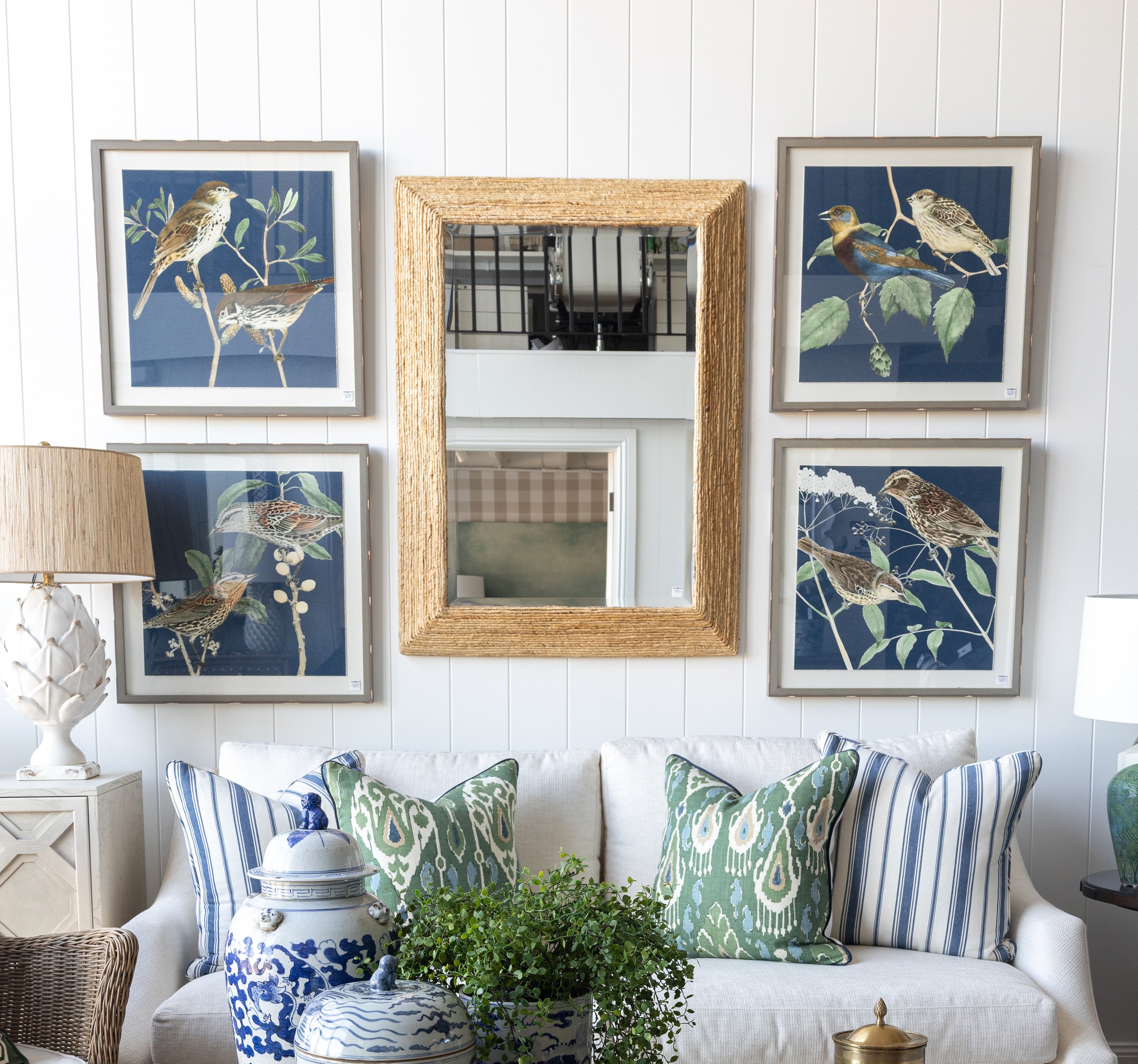 Pairs of Birds on Deep Blue 2