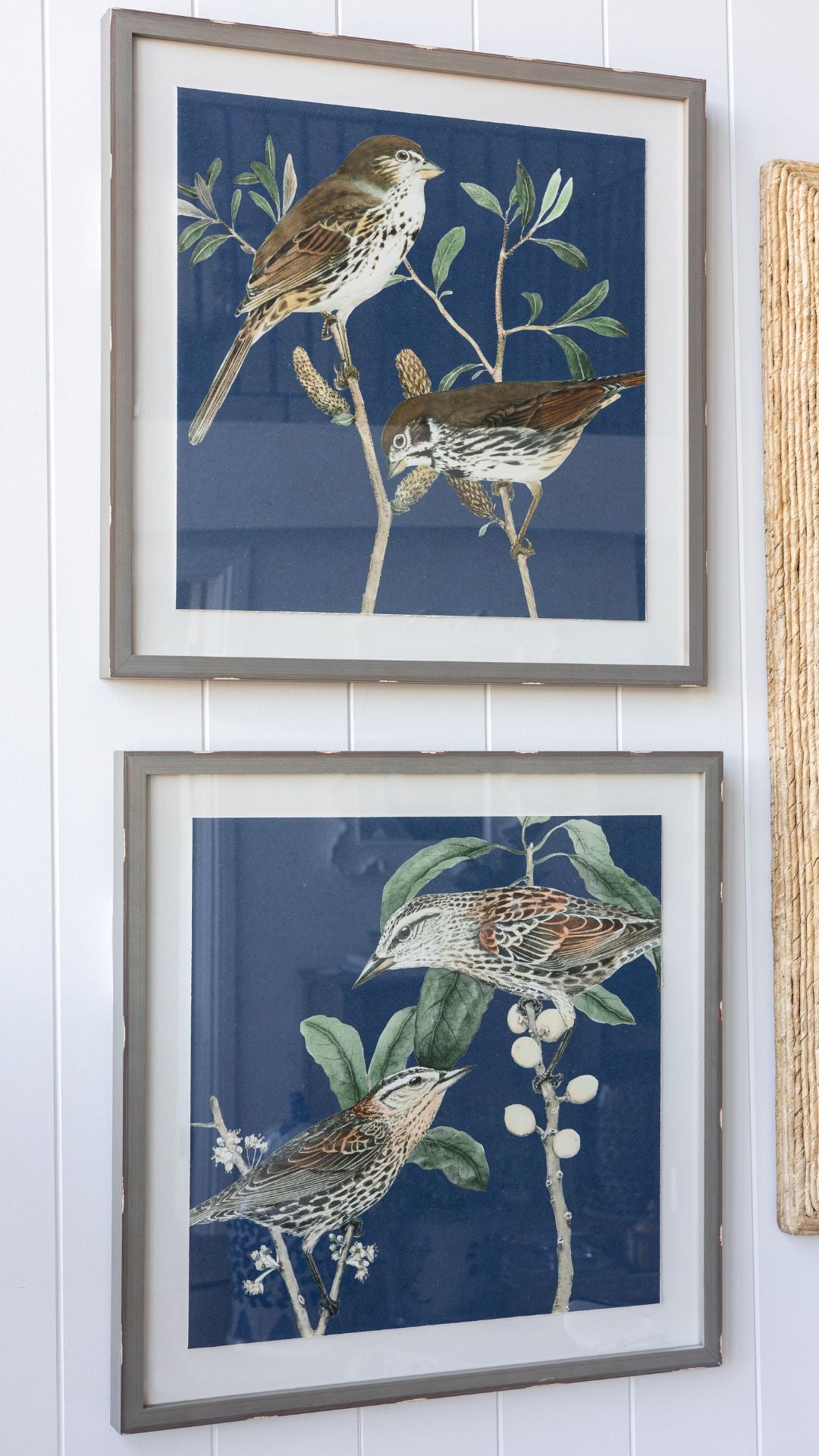 Pairs of Birds on Deep Blue 2