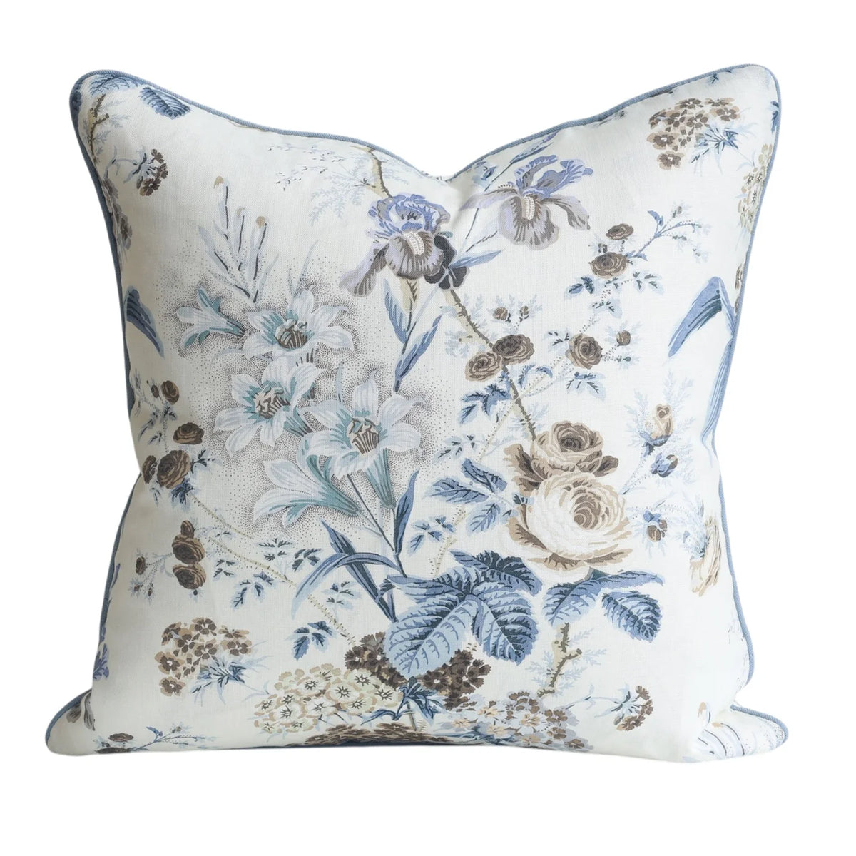 Philipa Blue Floral Cushion