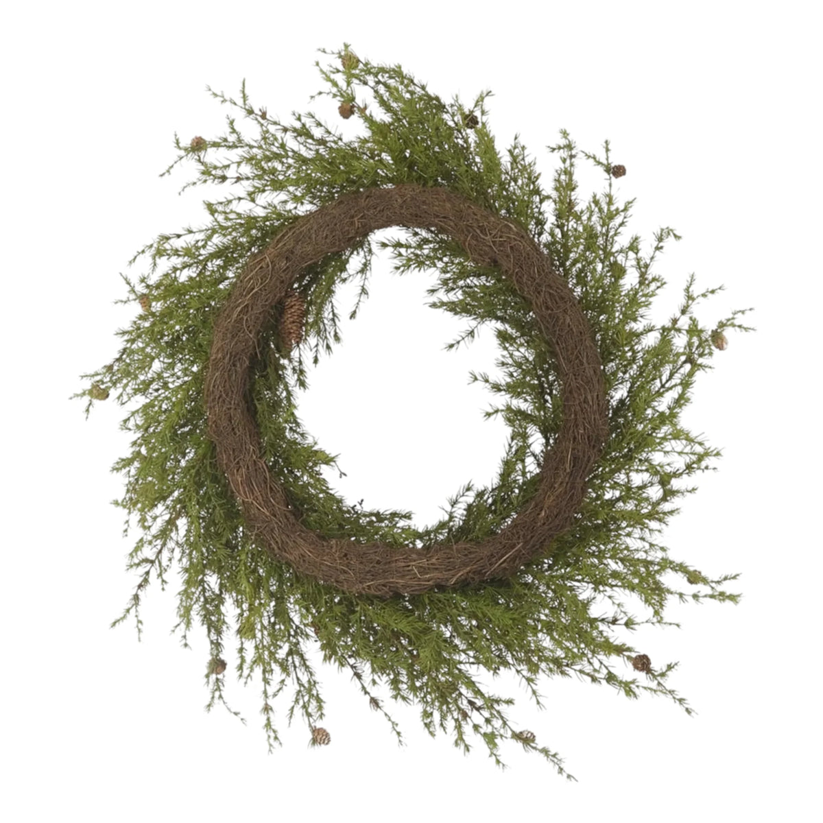 Pine & Red Berry Wreath