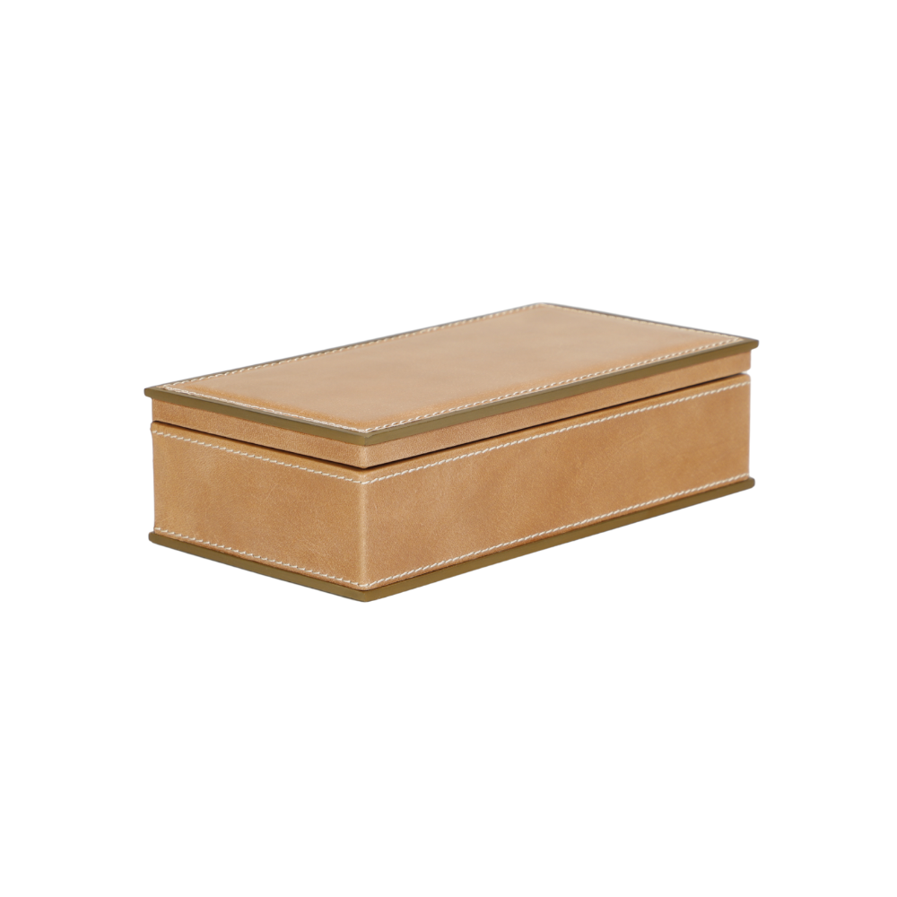 Saddle Leather Box