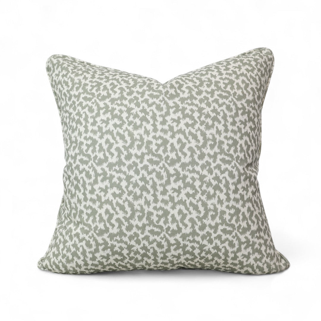 Sage Abstract Cushion