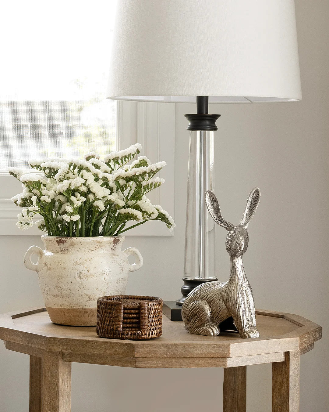 Silver Decorative Bunny