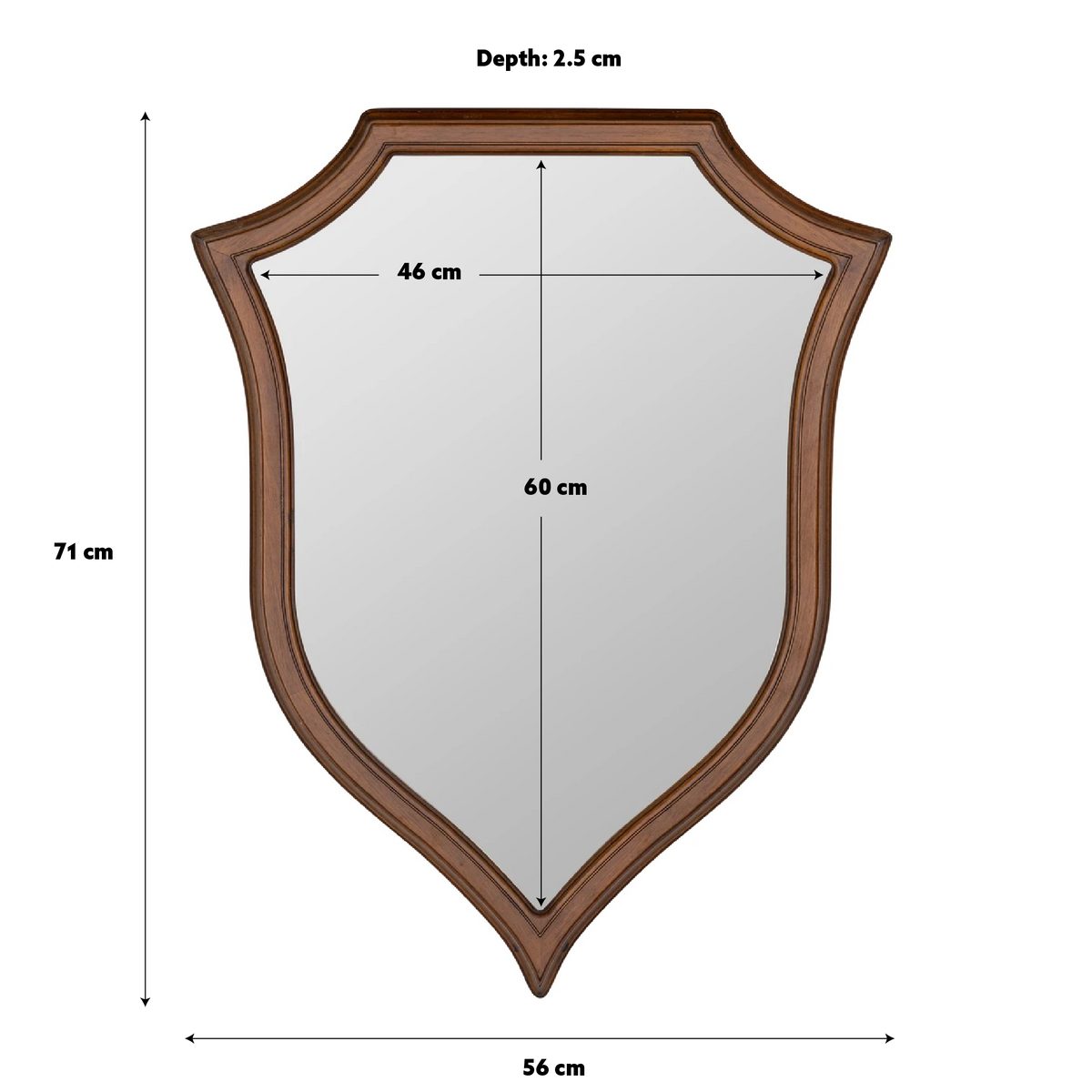 Timber Shield Mirror