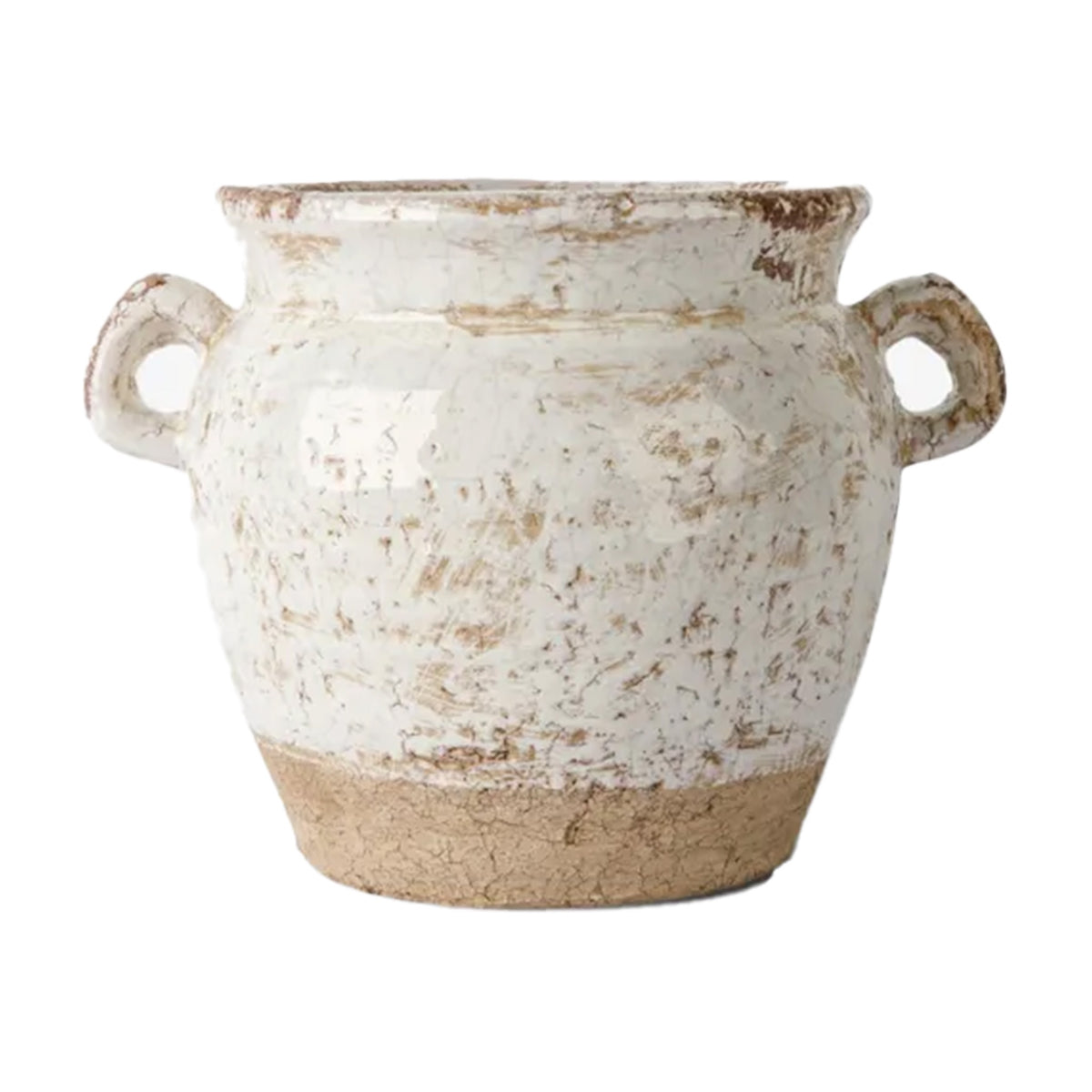 White & Natural Planter