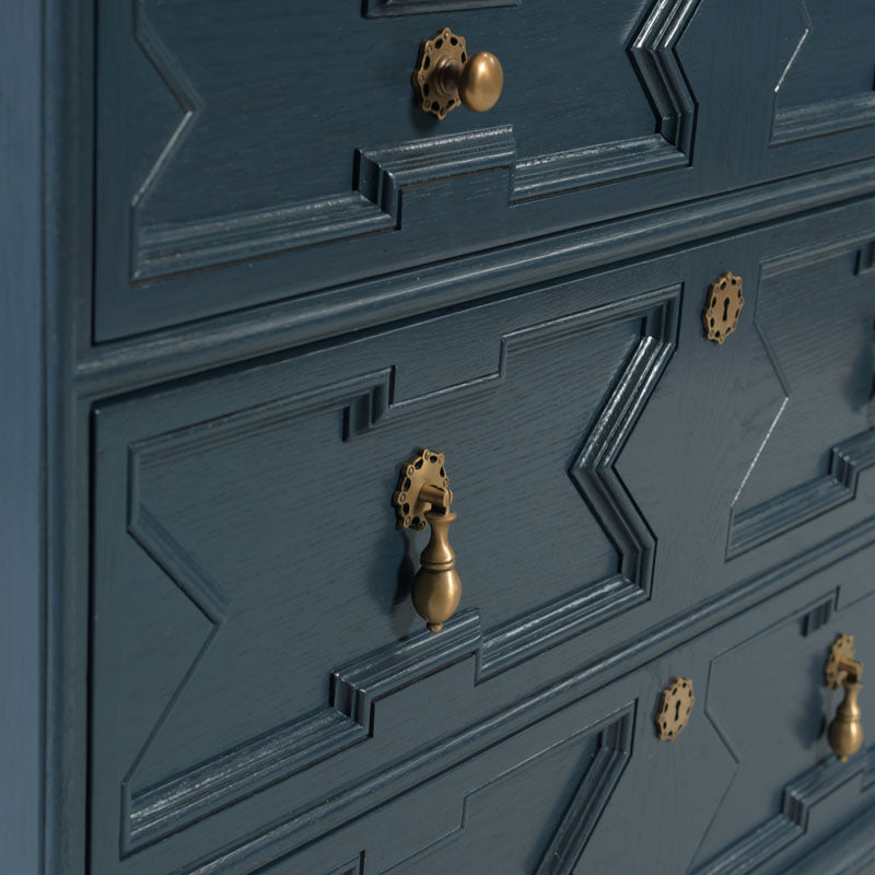 Navy Bordeaux Chest of Drawers