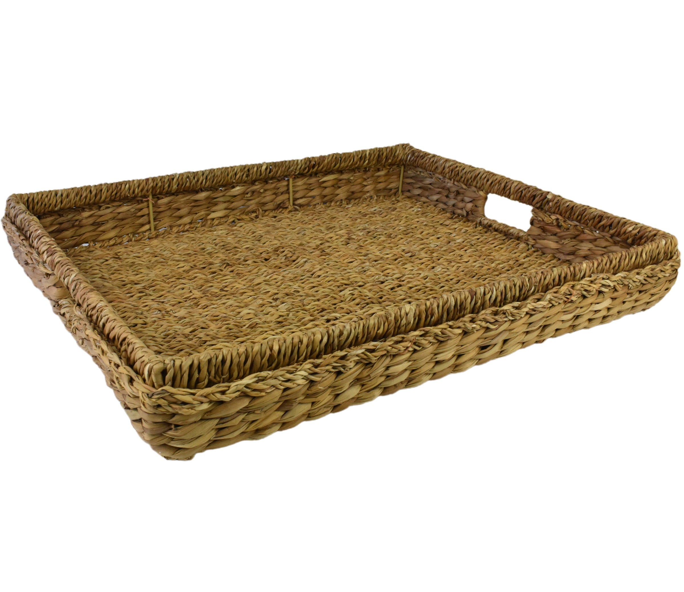 Seagrass & Hyacinth Tray L