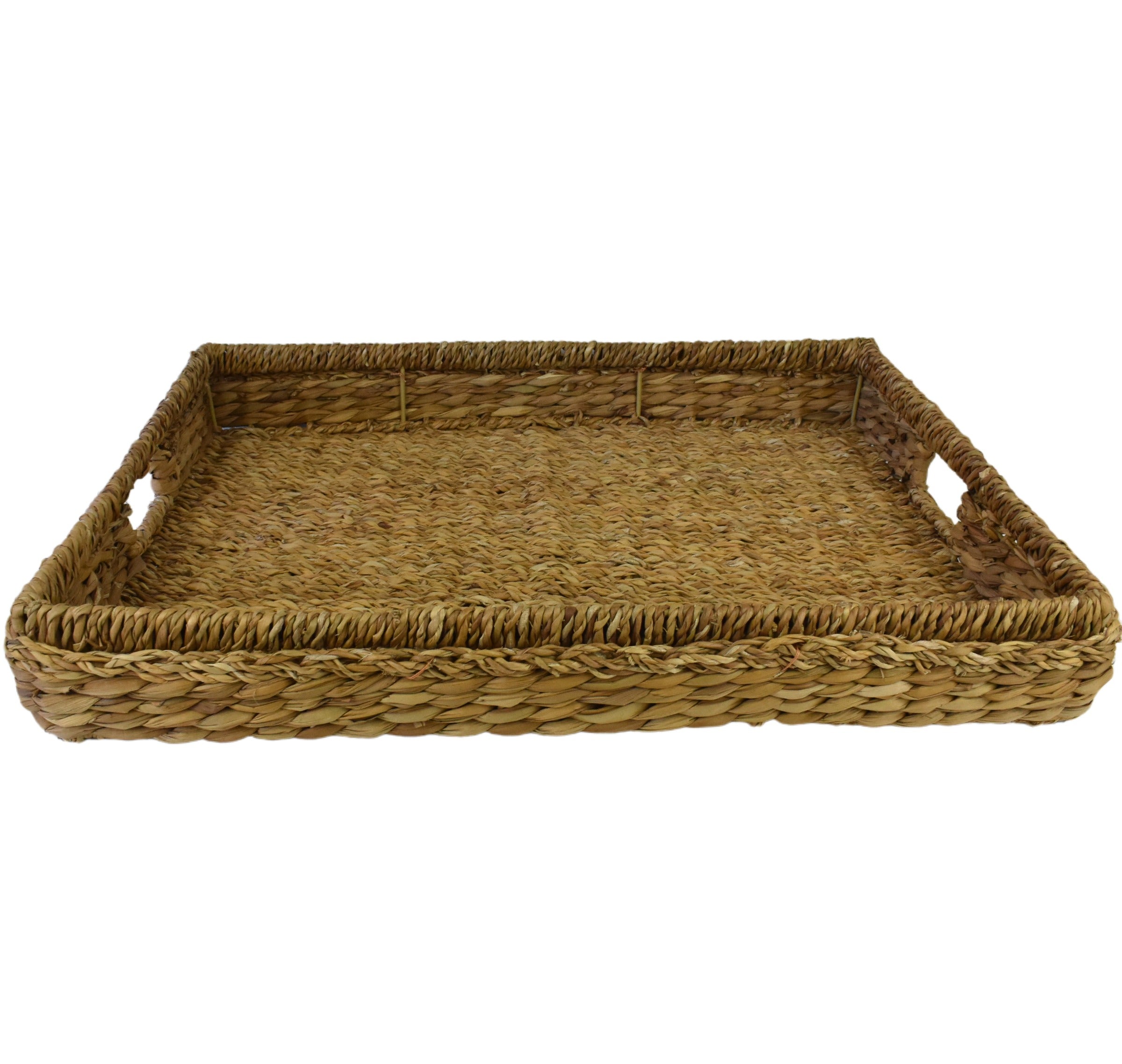 Seagrass & Hyacinth Tray L