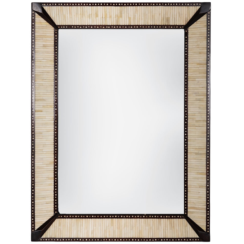 Henley Rectangular Bone Mirror