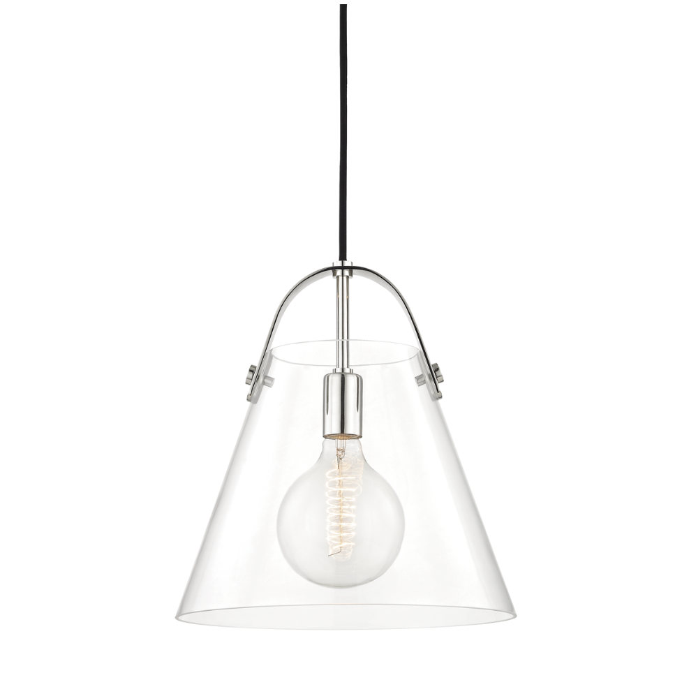 Karin large pendant-Polished Nickel