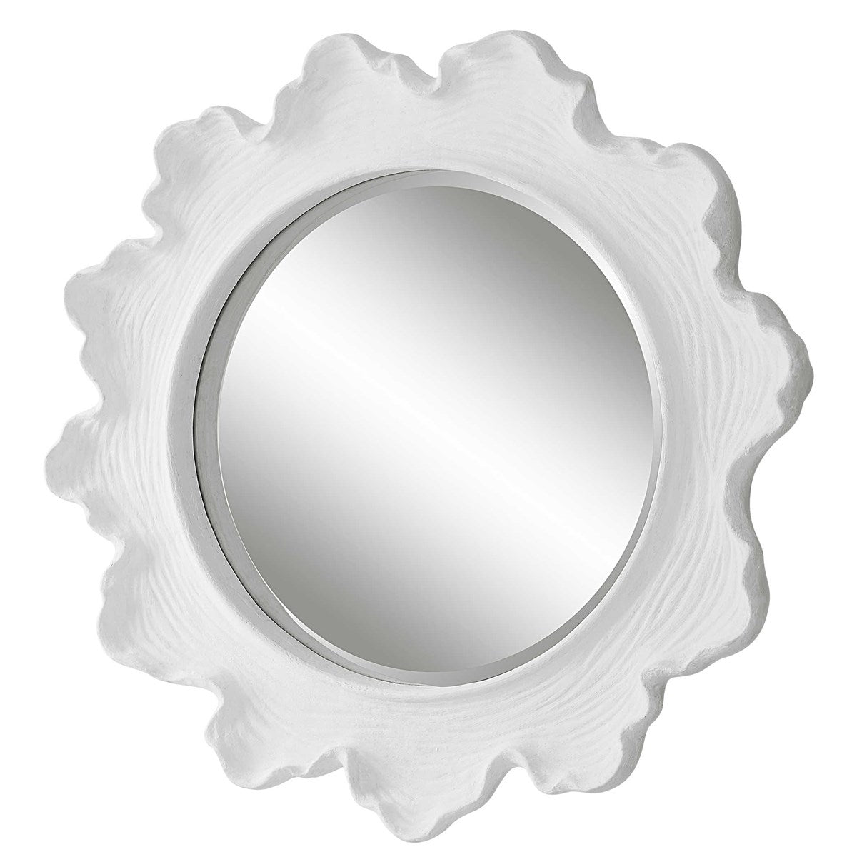 Sea Coral Round Mirror